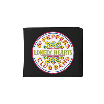 Black - Front - RockSax Sgt Peppers The Beatles Wallet