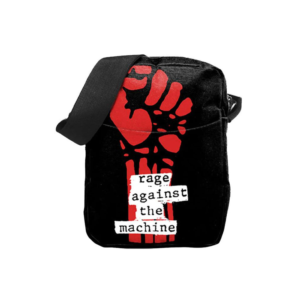 Black-Red-White - Front - RockSax Fistful Rage Against the Machine Crossbody Bag