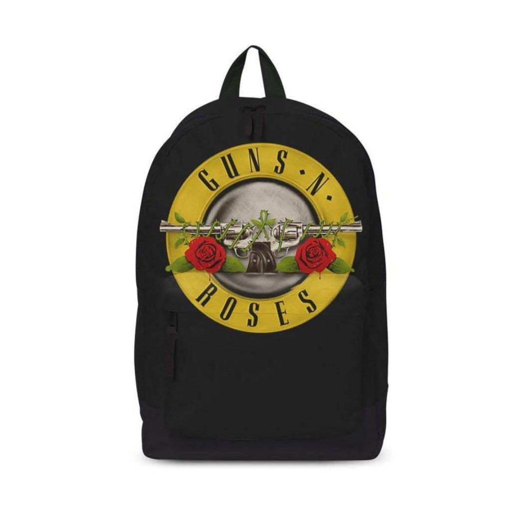 Black-Yellow-Red - Front - RockSax Guns N Roses Logo Backpack