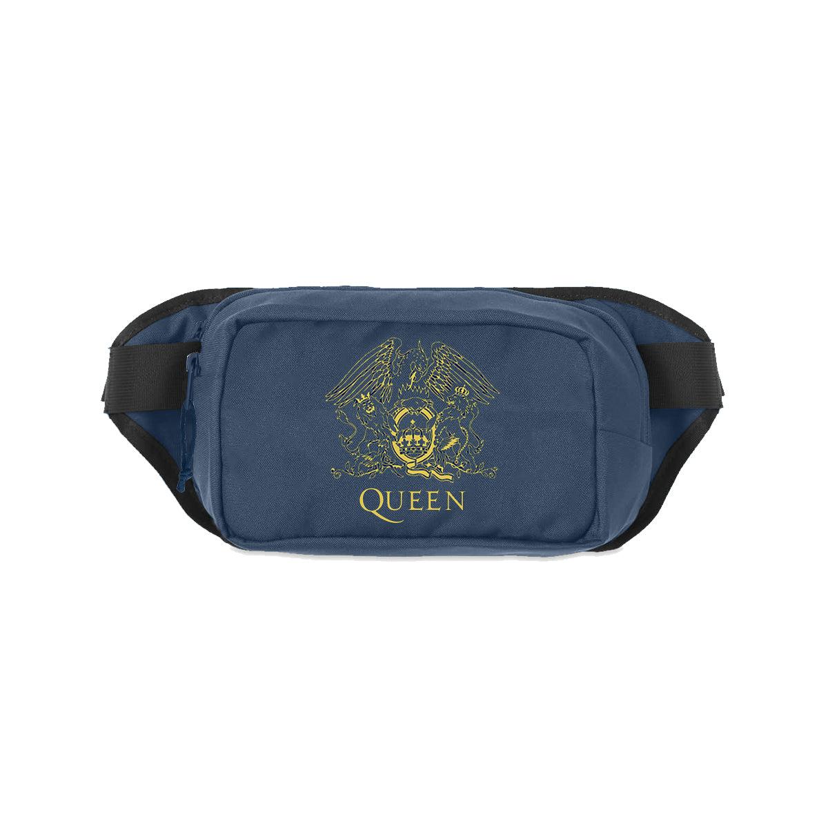 Navy-Black - Front - RockSax Royal Crest Queen Shoulder Bag