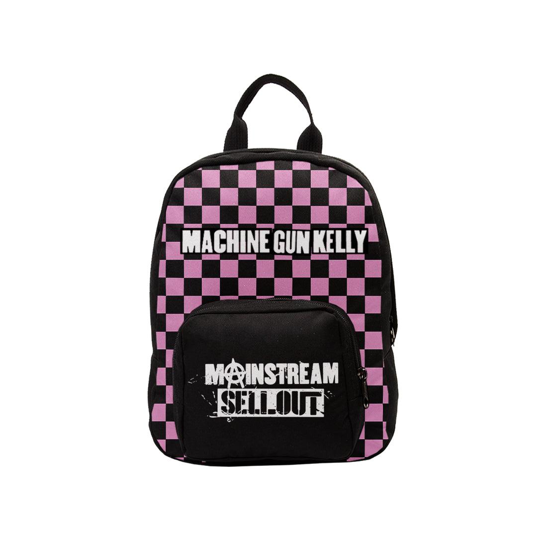 Black-White-Pink - Front - RockSax Mainstream Sellout Machine Gun Kelly Mini Backpack
