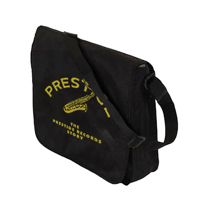 Black-Yellow - Front - RockSax Prestige Flap Top Messenger Bag