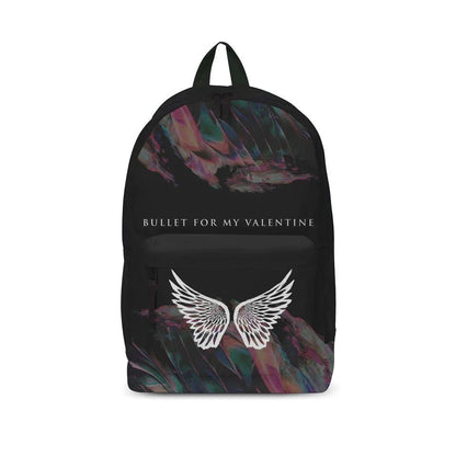 Black - Front - RockSax Wings 1 Bullet For My Valentine Backpack