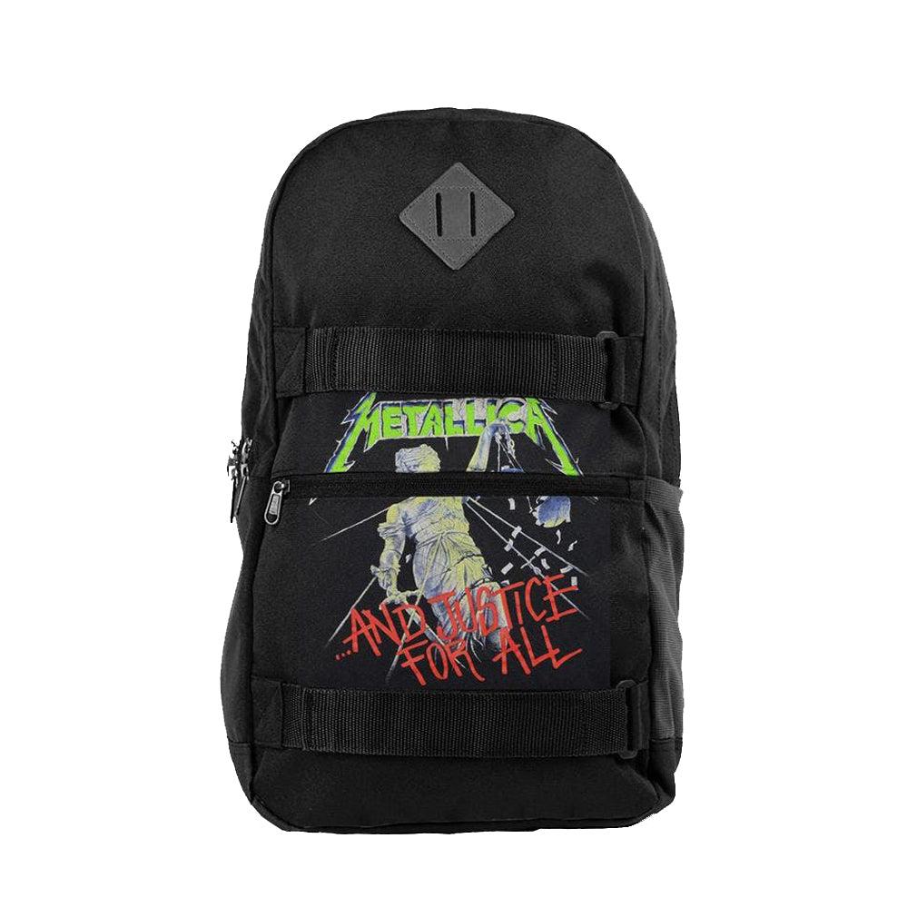 Black - Front - RockSax Justice For All Metallica Skate Bag