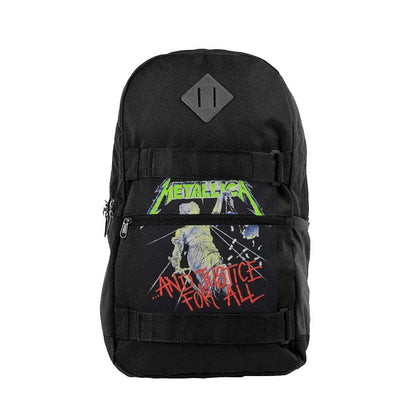 Black - Front - RockSax Justice For All Metallica Skate Bag