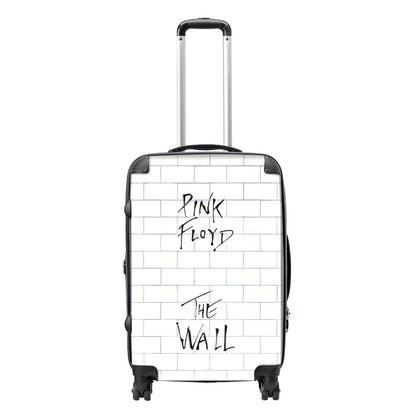 White-Black - Front - RockSax The Wall Pink Floyd Hardshell 4 Wheeled Cabin Bag
