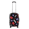 Black-Red-White - Front - RockSax Astro David Bowie Hardshell 4 Wheeled Cabin Bag