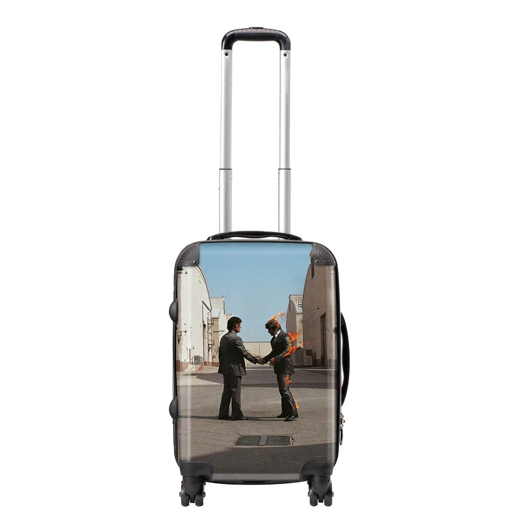 Multicoloured - Front - RockSax Wish You Were Here Pink Floyd Hardshell 4 Wheeled Cabin Bag