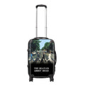 Black - Front - RockSax Abbey Road The Beatles Hardshell 4 Wheeled Cabin Bag