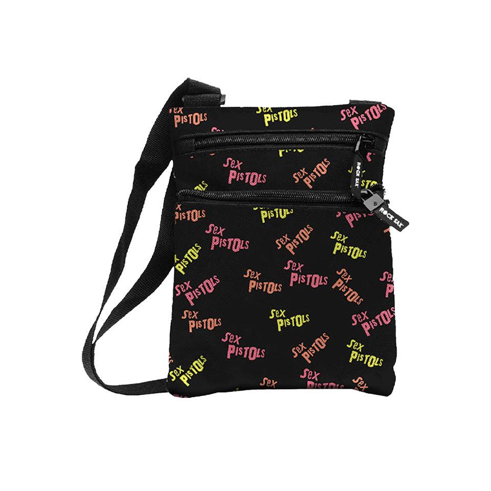Black - Front - RockSax Sex Pistols Logo Crossbody Bag