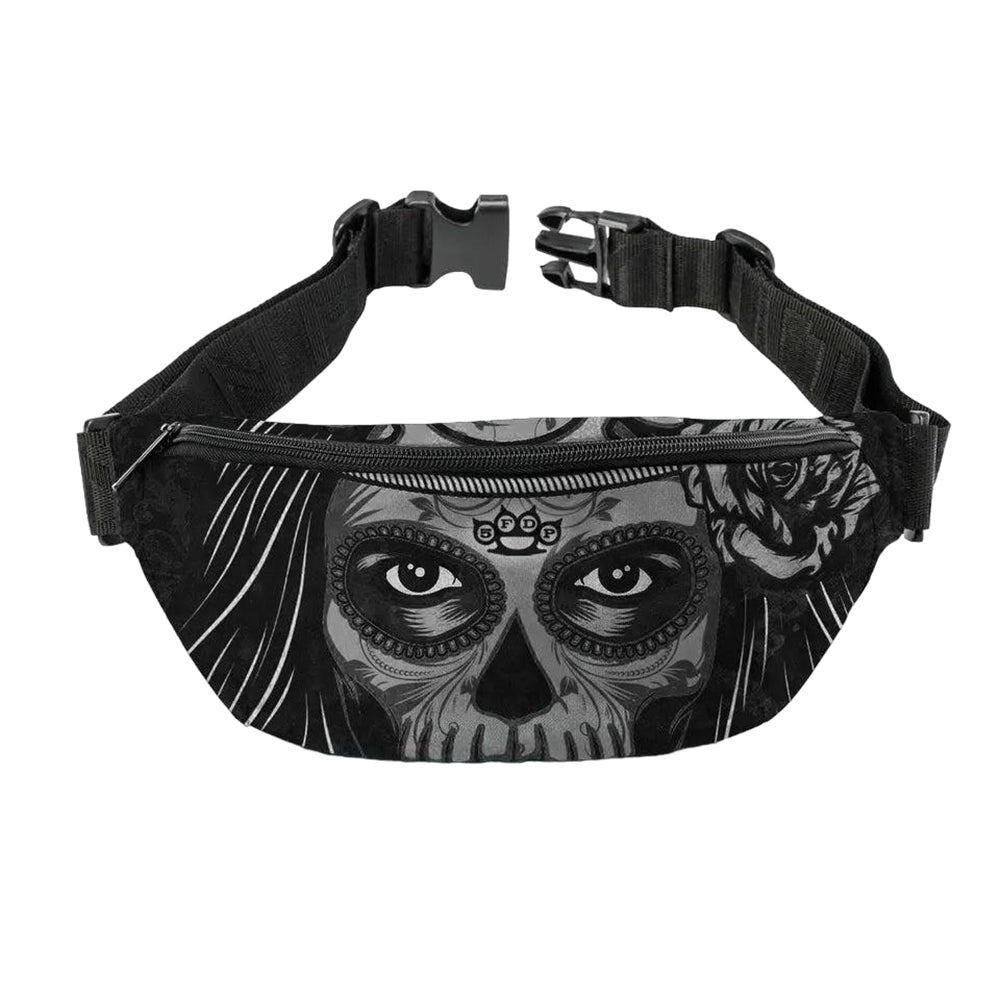 Black - Front - RockSax Day Of The Dead Five Finger Death Punch Bum Bag