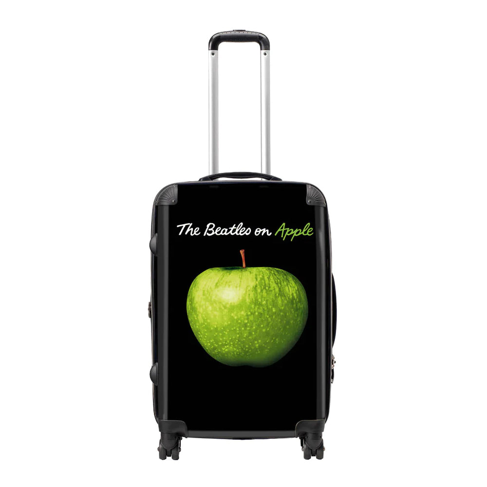 Black-Green - Front - RockSax Beatles On Apple The Beatles Hardshell 4 Wheeled Cabin Bag