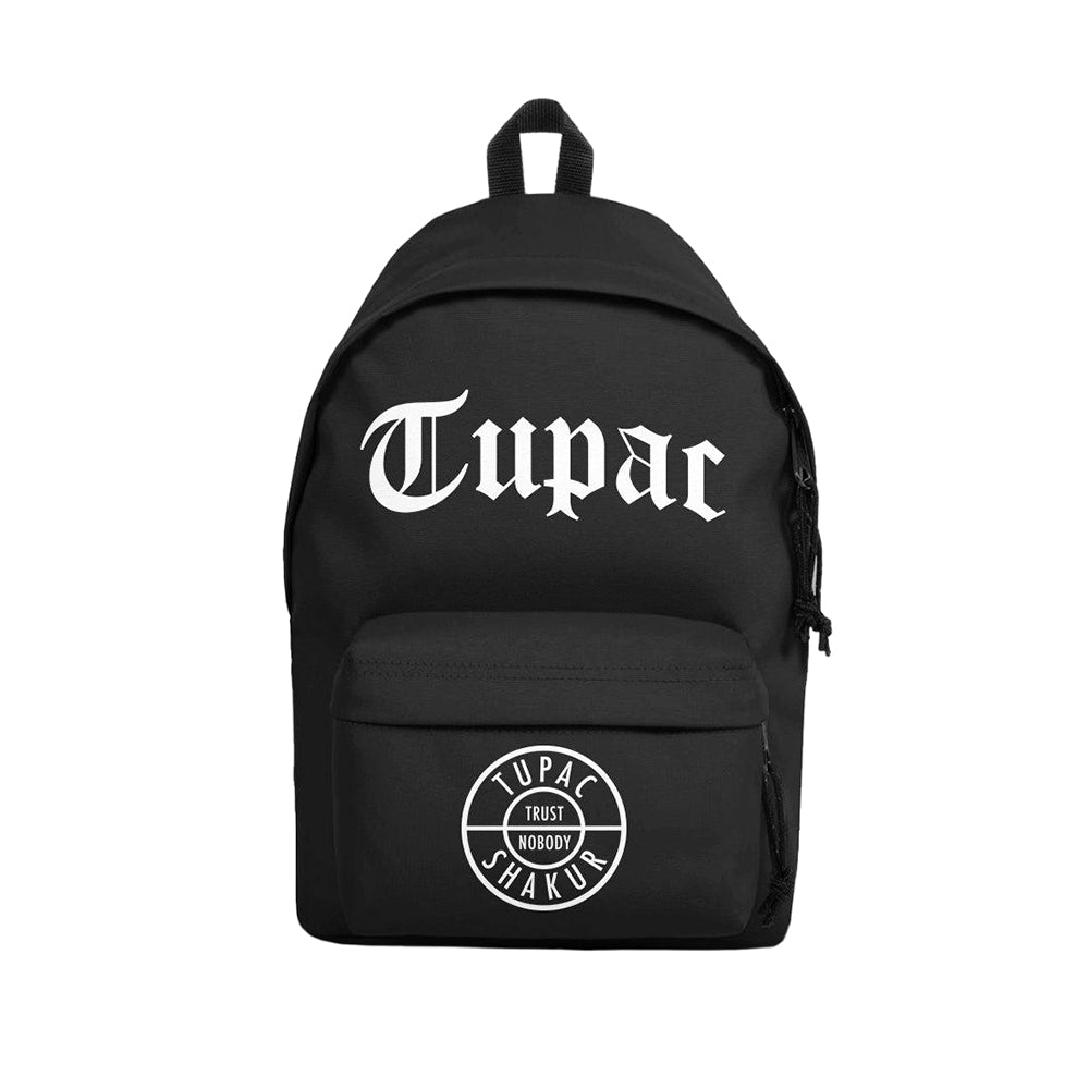 Black - Front - RockSax Trust Nobody Tupac Shakur Backpack