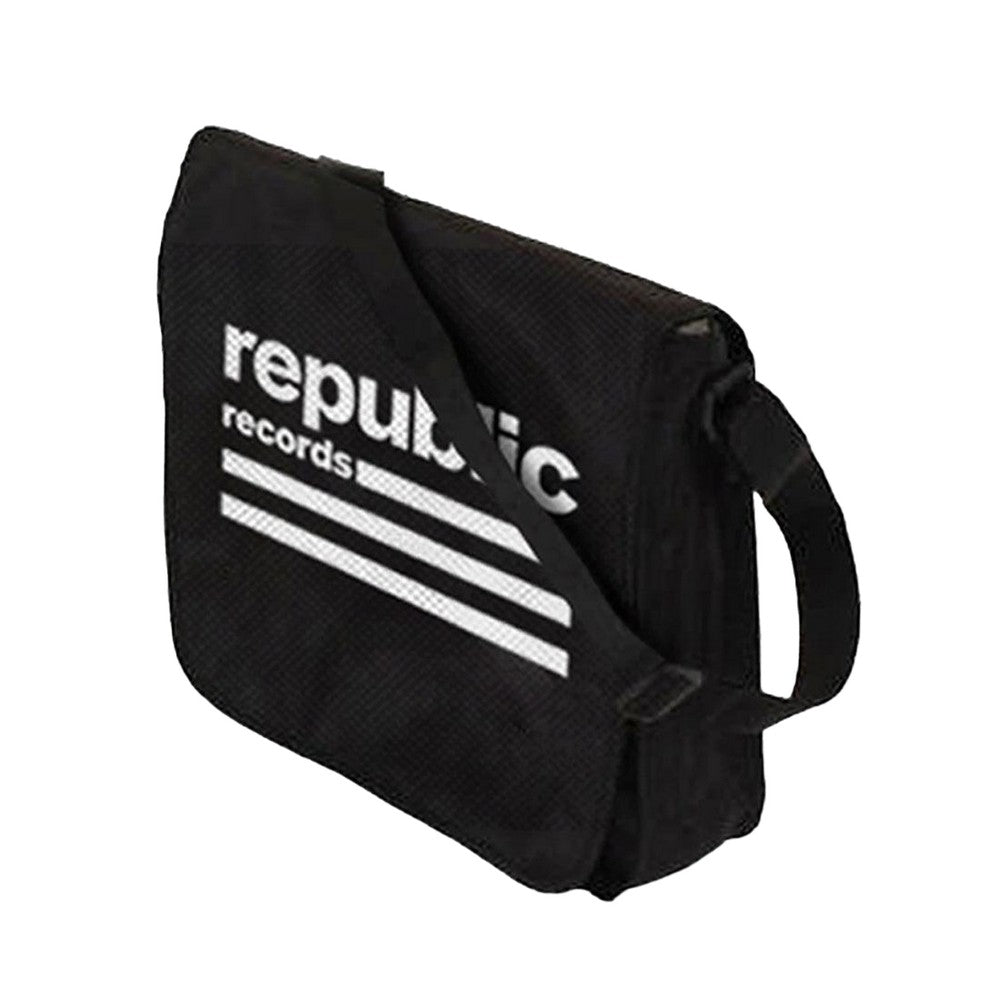 Black-White - Front - RockSax Republic Records Messenger Bag
