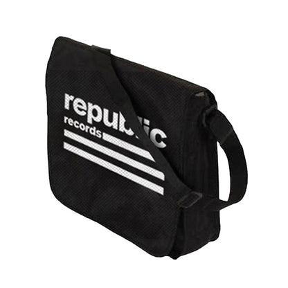 Black-White - Front - RockSax Republic Records Messenger Bag