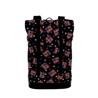 Black - Front - RockSax USA Run DMC Backpack
