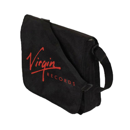 Black - Front - RockSax Logo Virgin Records Flap Top Messenger Bag