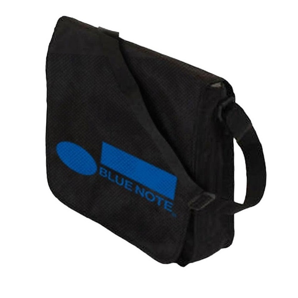Black - Front - RockSax Blue Note Records Flap Top Messenger Bag