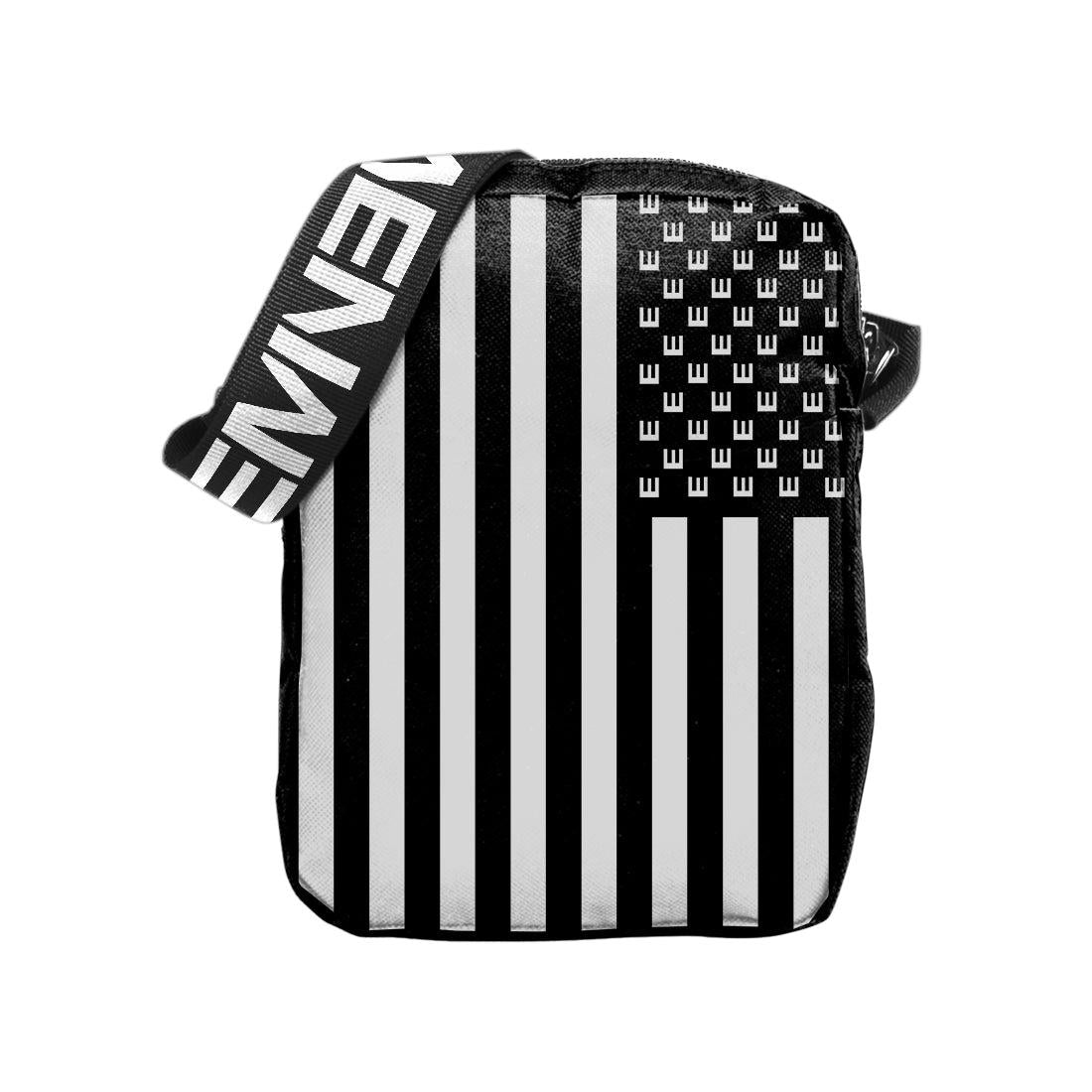Black-White - Front - RockSax Marshall Eminem Crossbody Bag