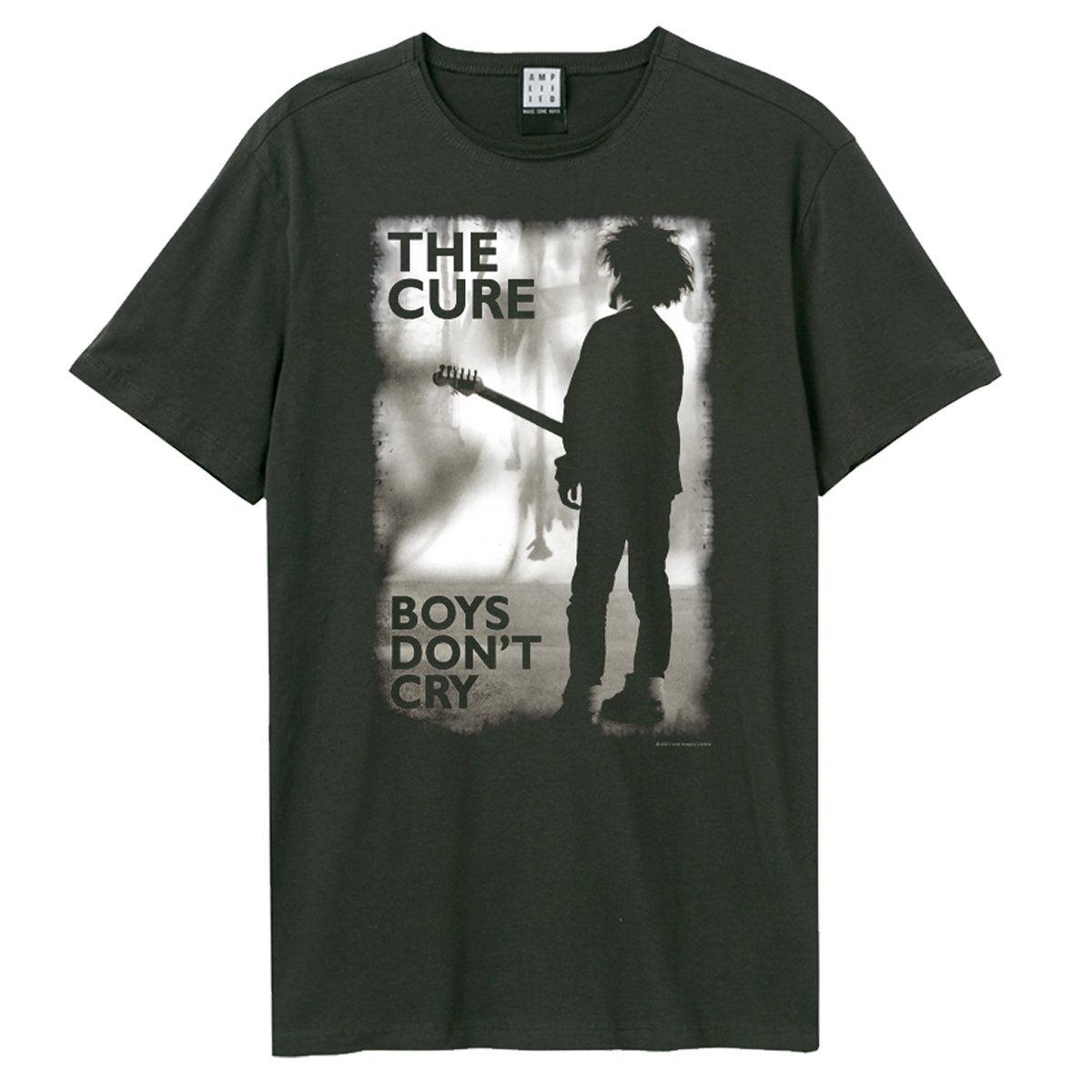 Black - Front - Amplified Unisex Adult Boys Don´t Cry The Cure Vintage T-Shirt