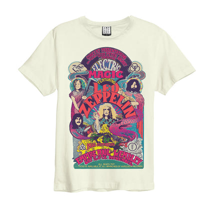 Multicoloured - Front - Amplified Unisex Adult Electric Magic Led Zeppelin Vintage T-Shirt