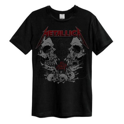 Black - Front - Amplified Unisex Adult Birth School Metallica Vintage T-Shirt