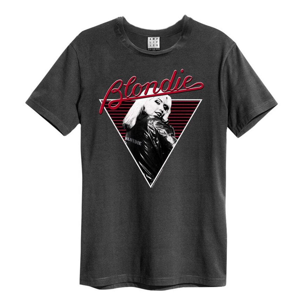 Charcoal - Front - Amplified Unisex Adult 74´ Blondie Vintage T-Shirt