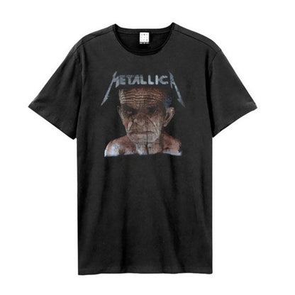 Black - Front - Amplified Unisex Adult Neverland Metallica Vintage T-Shirt