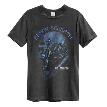 Black - Front - Amplified Unisex Adult 78 Tour Black Sabbath Vintage T-Shirt