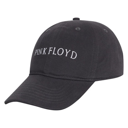 Black - Front - Amplified Pink Floyd Logo Baseball Cap