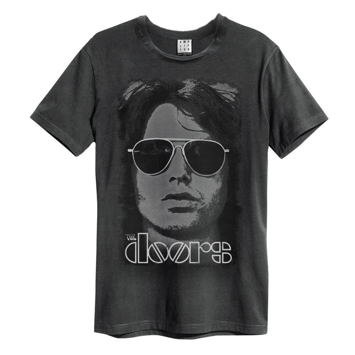 Black - Front - Amplified Unisex Adult Mr Mojo Rising The Doors Vintage T-Shirt