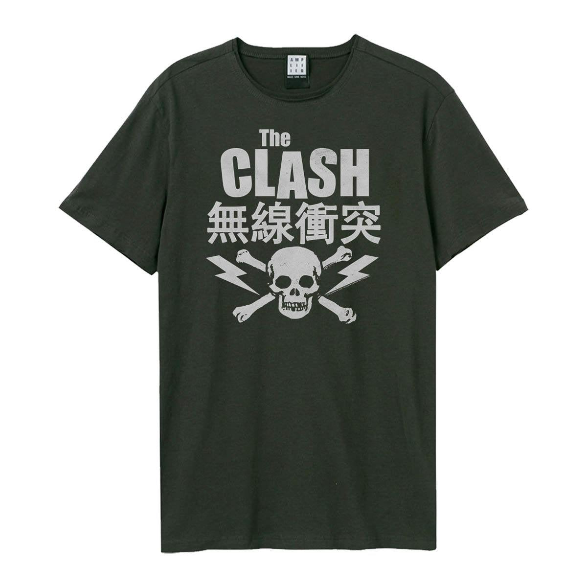 Black - Front - Amplified Unisex Adult Bolt The Clash T-Shirt