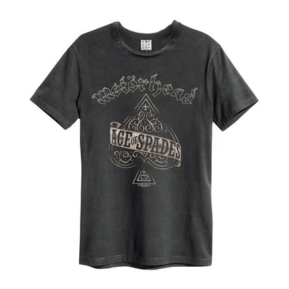 Black - Front - Amplified Unisex Adult Ace Of Spades Motorhead Vintage T-Shirt