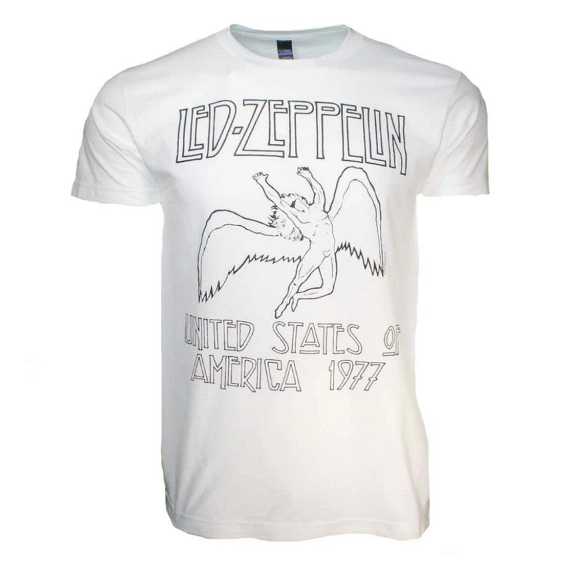 White - Front - Amplified Unisex Adult The Song Remains The Same Led Zeppelin Vintage T-Shirt