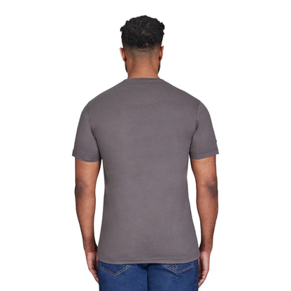 Slate - Back - Raging Bull Mens Union Jack Logo T-Shirt