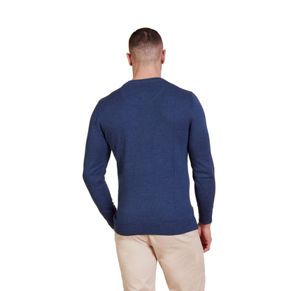 Smart Denim - Back - Raging Bull Mens Classic Knitted Crew Neck Jumper