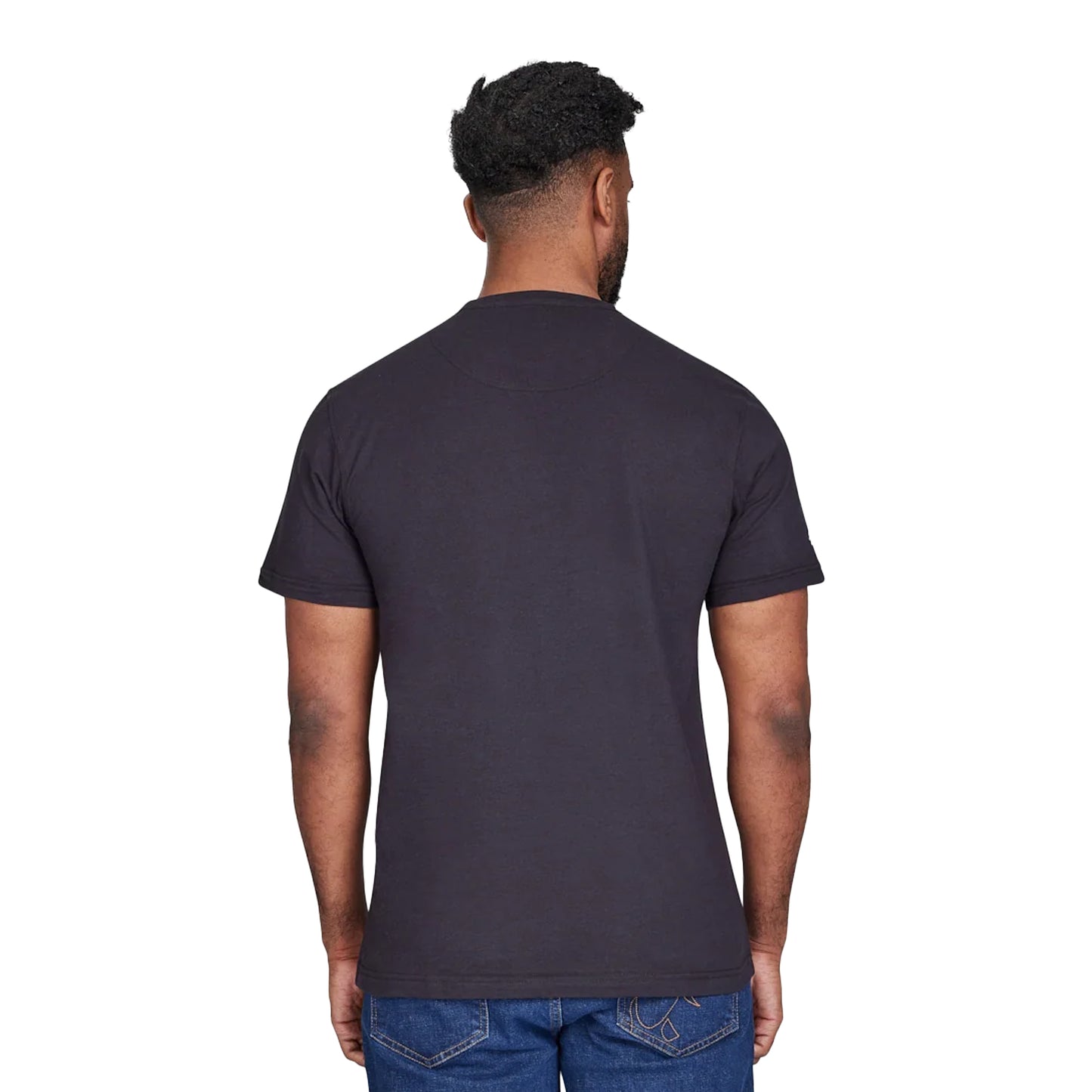 Black - Back - Raging Bull Mens Teamwork T-Shirt