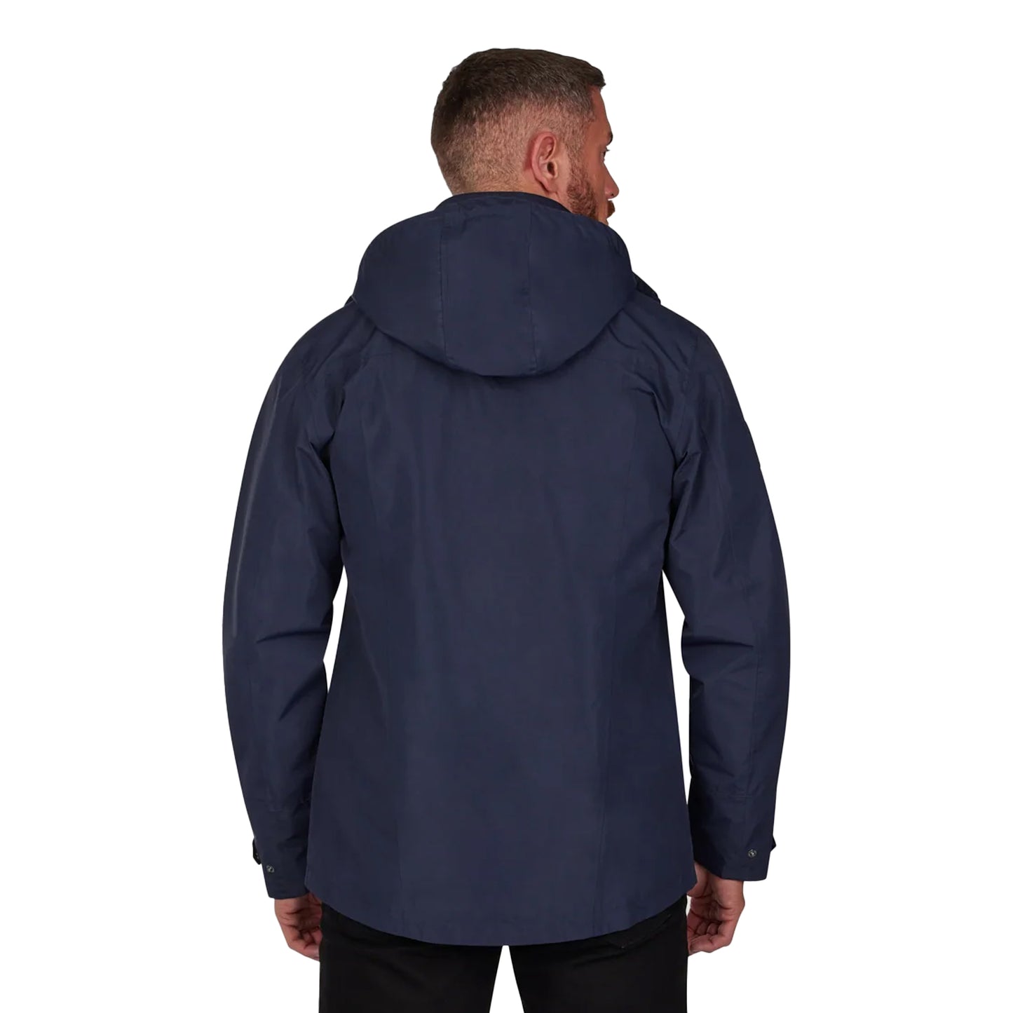 Navy - Back - Raging Bull Mens Waterproof Jacket