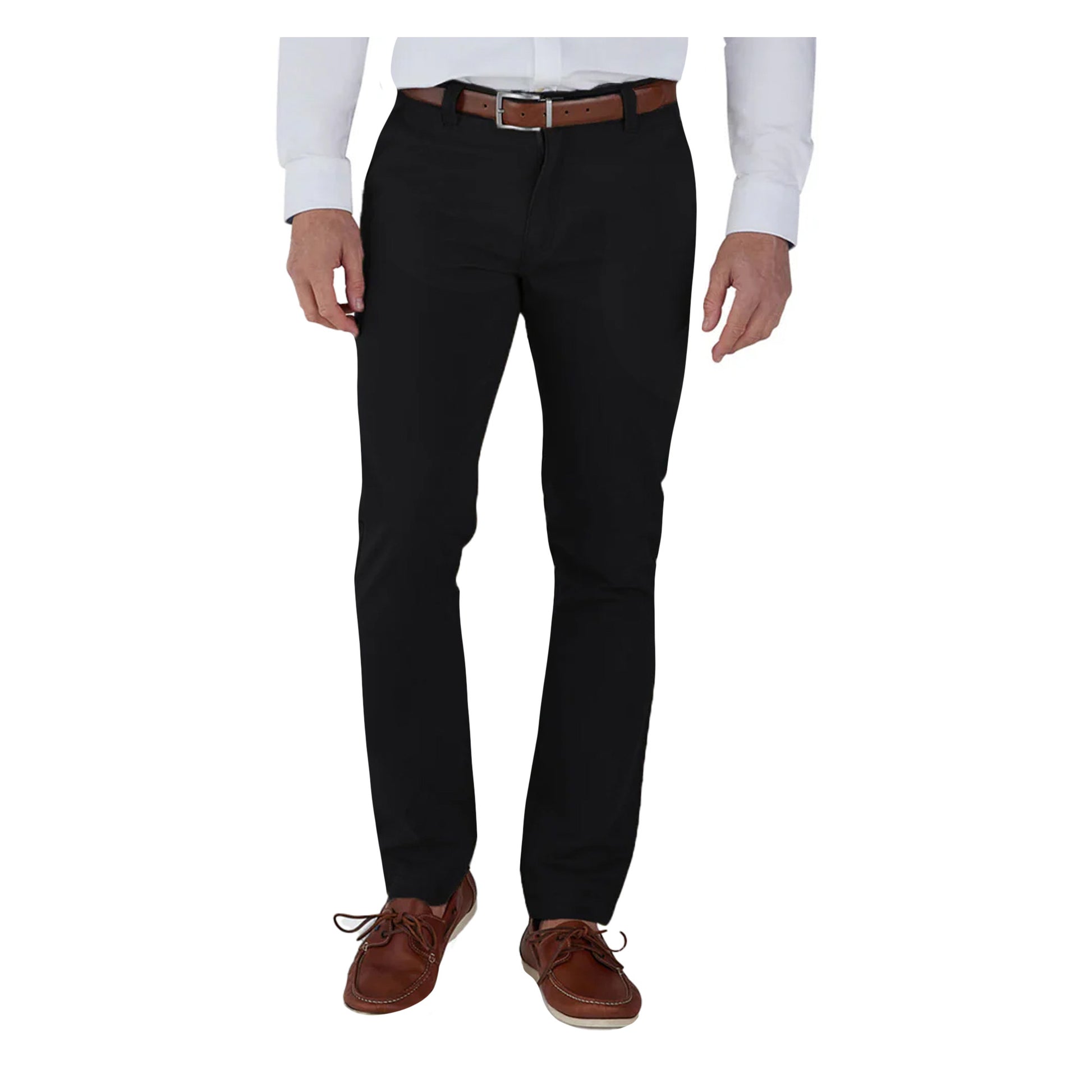 Black - Side - Raging Bull Mens Tapered Leg Chinos