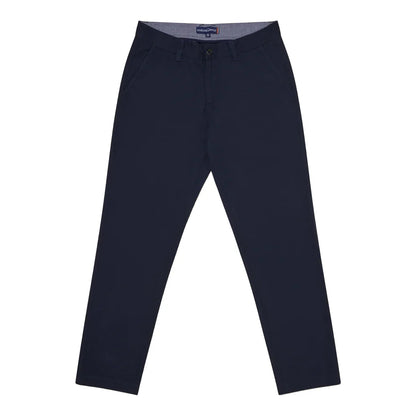 Navy - Front - Raging Bull Mens Tapered Leg Chinos