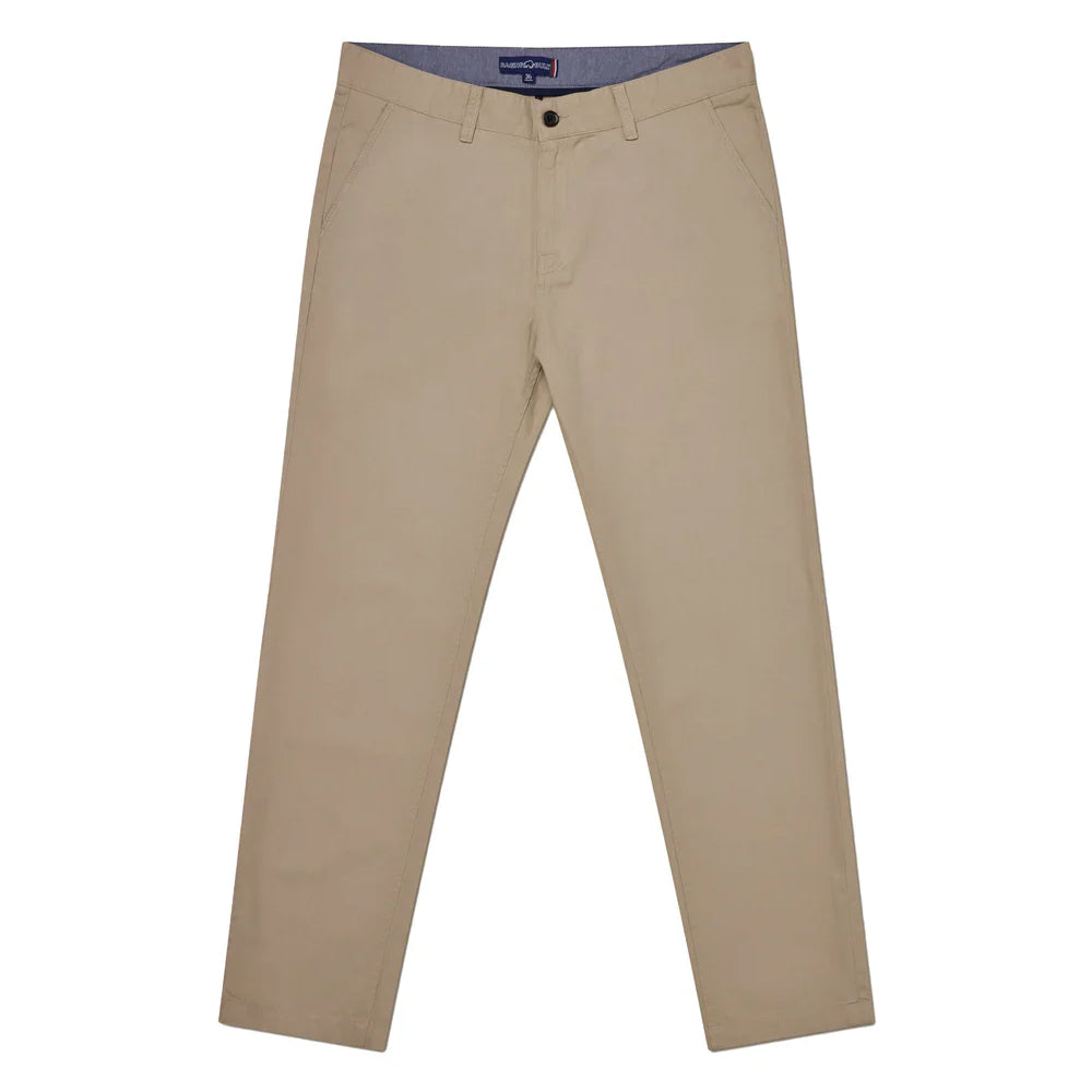 Tan - Front - Raging Bull Mens Tapered Leg Chinos