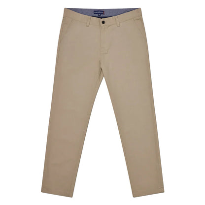 Tan - Front - Raging Bull Mens Tapered Leg Chinos