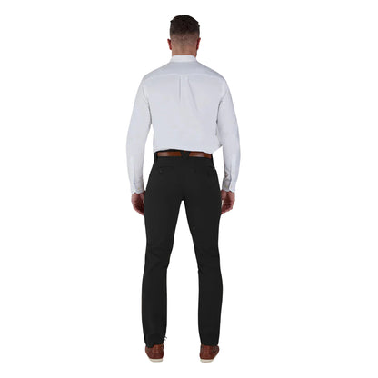 Black - Back - Raging Bull Mens Tapered Leg Chinos