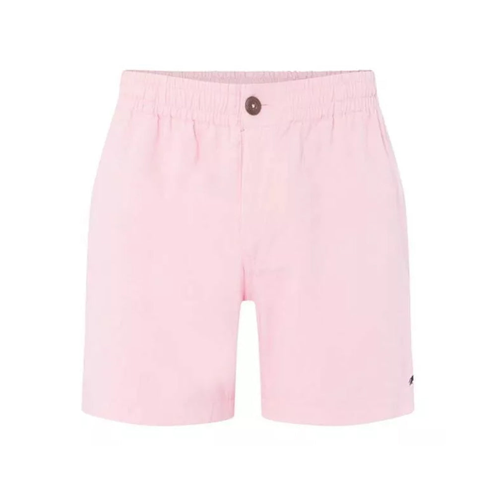 Pink - Front - Raging Bull Mens Stretch Chino Shorts