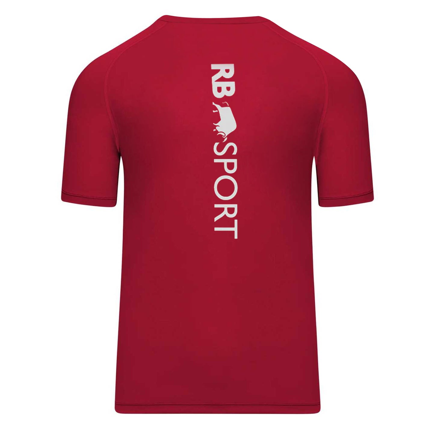 Red - Back - Raging Bull Mens Back Print Performance T-Shirt