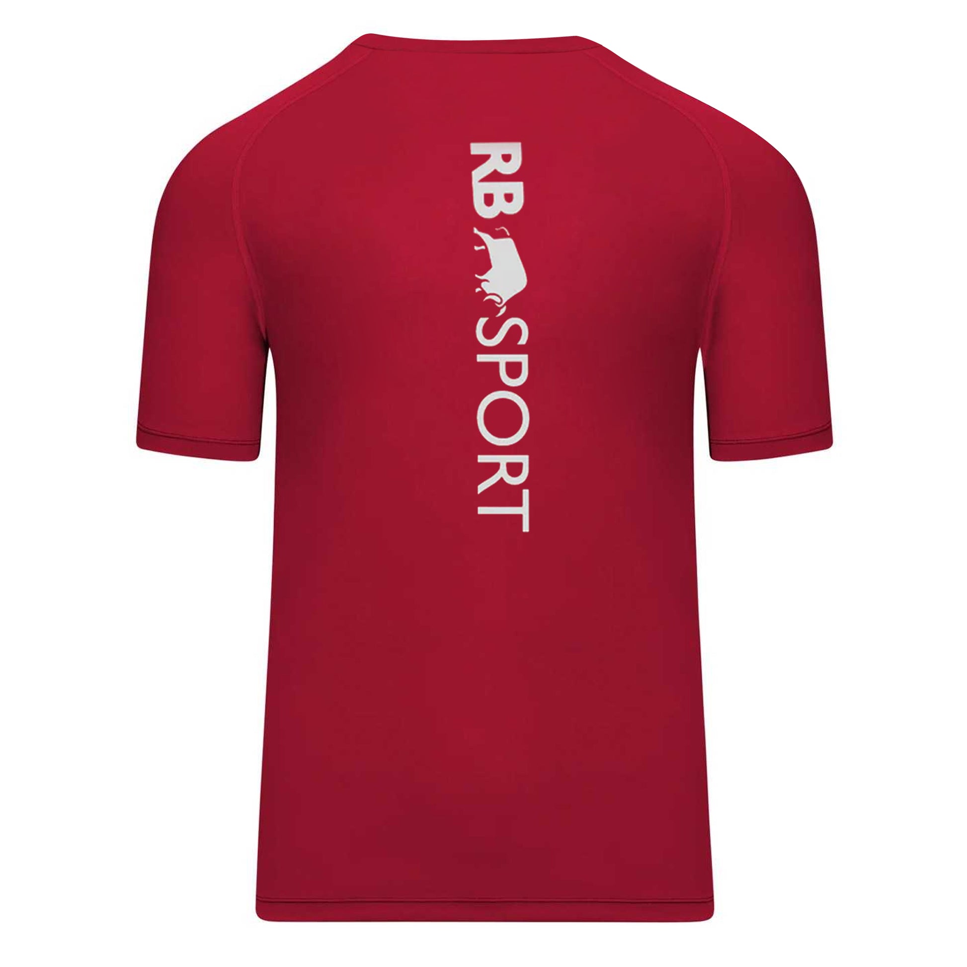 Red - Back - Raging Bull Mens Back Print Performance T-Shirt