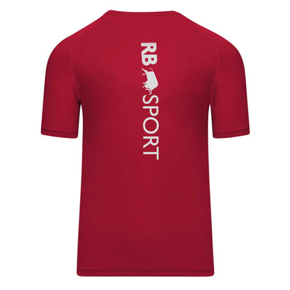 Red - Back - Raging Bull Mens Back Print Performance T-Shirt