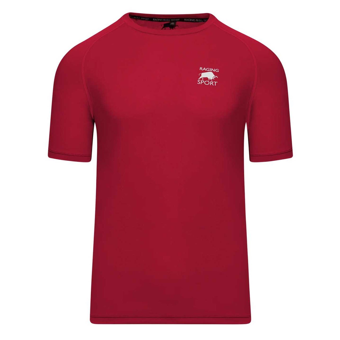 Red - Front - Raging Bull Mens Back Print Performance T-Shirt