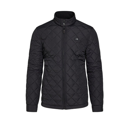 Black - Front - Raging Bull Mens Quilted Lightweight Harrington Padded Jacket