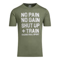 Army Green - Front - Raging Bull Mens RB Sport No Limits T-Shirt